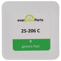 Saphirglas (Ø 21,3 / H= 1,55 / Dichtung H=2,40 mm) mit Lupe *alternativ*