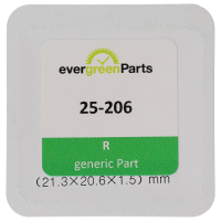 Sapphire Crystal (Ø 21,3 / gasket H=1,90 mm) without lens *generic*