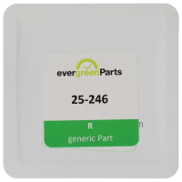 Sapphire Crystal (Ø 25,3 / H 1,60 / gasket H=2,00 mm) without lens *generic*