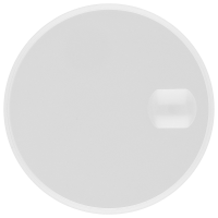 Saphirglas (&Oslash; 30,4 / H=1,8 mm / Dichtung H=2,30 mm) mit Lupe *alternativ*