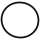 Gasket for caseback  flat *generic*
