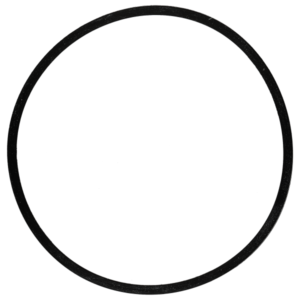 Gasket for caseback  flat (Ø 25,40, Ø 24,50 mm, 0,60 mm) *generic*