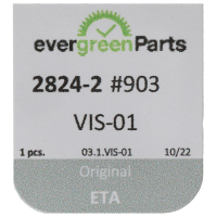 Screw for ratchet wheel (standard, white, round, 2824) [903]