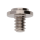 Screw for train wheel bridge (standard, white, round, 2892) [901]