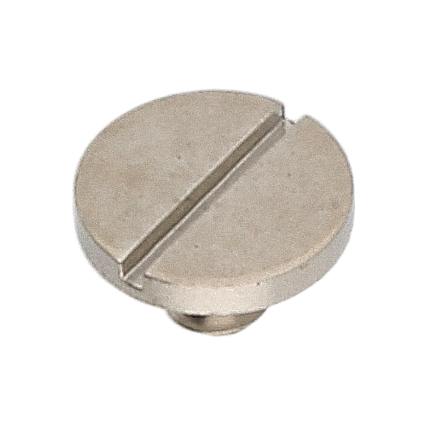 Screw for chronograph cam (polished, white, round, 7750) [901]