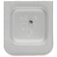 Screw for operating lever, 2 functions (polished, white, round, 7750) [901]