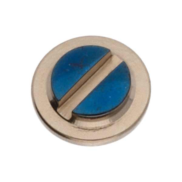 Schraube für Räderwerkbrücke (Poliert, Blau, Rund, 2892) [901]