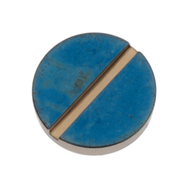 Screw for chronograph cam (polished, blue, round, 7750) [901]