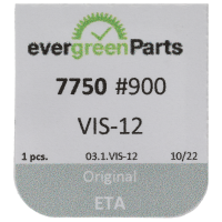 Screw for oscillating weight (polished, blue, round, 7750) [900]