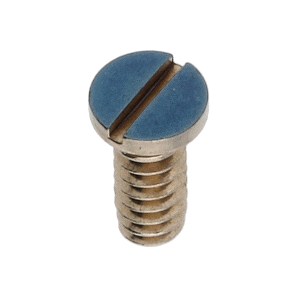 Screw for balance bridge (polished, blue, round, 7750) [904]