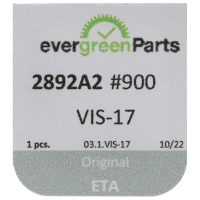 Screw for setting lever (polished, white, flat, 2892) [900]