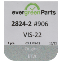 Screw for oscillating weight (polished, blue, round, 2824) [906]
