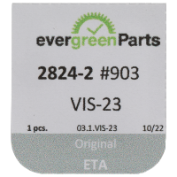 Schraube für Sperrrad (Poliert, Blau, Rund, 2824) [903]