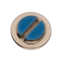 Schraube für Räderwerkbrücke (Poliert, Blau, Flach, 2892) [901]