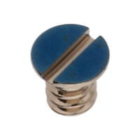 Schraube für Halteplatte für Wechselrad (Poliert, Blau, Flach, 2892) [900]