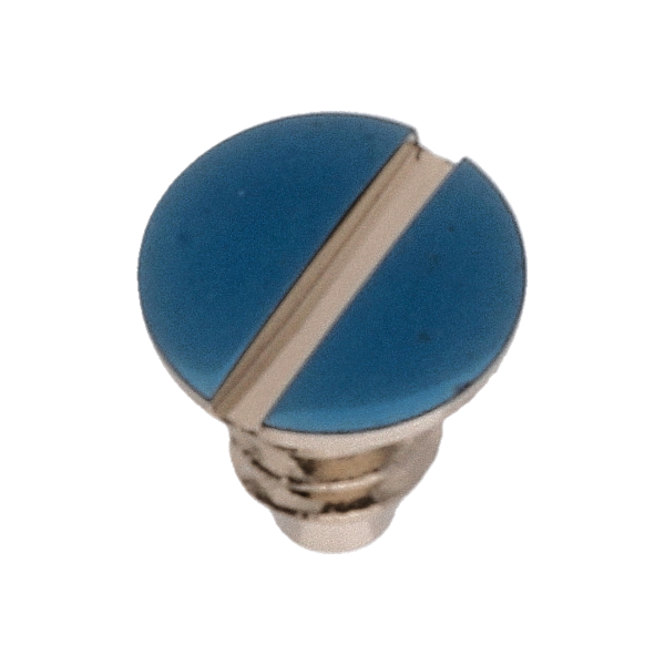 Schraube für Winkelhebelraste (Poliert, Blau, Rund, 2824) [900]