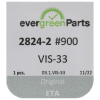 Screw for date jumper maintaining plate (polished, blue, round, 2824) [900]