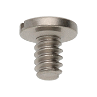 Screw for barrel bridge (mat, white, flat, 7750) [903]