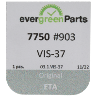 Screw for barrel bridge (mat, white, flat, 7750) [903]