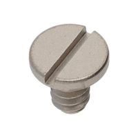 Screw for lock, 2 functions (mat, white, flat, 7750) [903]