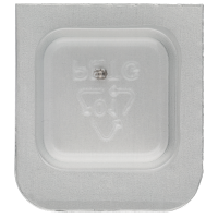 Screw for lock, 2 functions (mat, white, flat, 7750) [903]