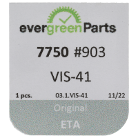 Screw for pallet bridge (polished, black, round, 7750) [903]