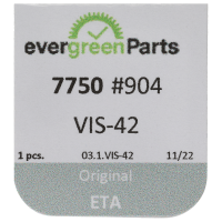 Screw for balance bridge (polished, black, round, 7750) [904]