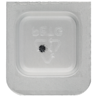 Screw for operating lever, 2 functions (polished, black, round, 7750) [901]