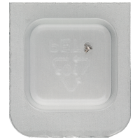 Screw for lock, 2 functions (polished, white, round, 7750) [903]