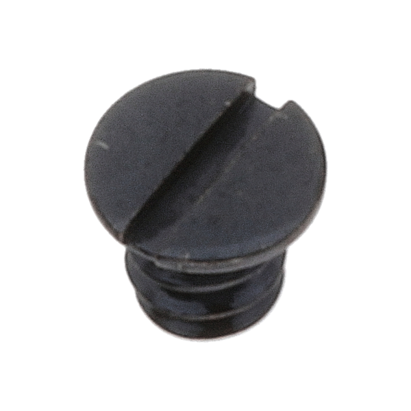 Screw for train wheel bridge (polished, black, round, 2824) [901]