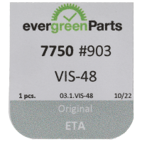 Screw for automatic device framework (polished, blue, round, 7750) [903]