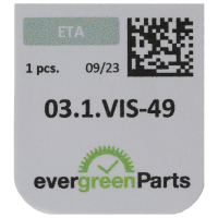 Screw for setting lever (polished, white, round, 2892) [900]