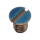 Screw for pallet bridge (polished, blue, round, 2892) [900]