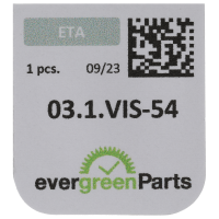 Schraube für Halteplatte für Wechselrad (Poliert, Blau, Rund, 2892) [900]