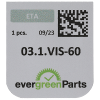 Screw for click plate (polished, white, flat, 2892) [902]