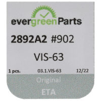 Screw for click plate (standard, white, round, 2892) [902]