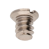 Screw for train wheel bridge (standard, white, round, 2824) [901]