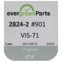 Screw for barrel bridge (polished, white, flat, 2824) [901]