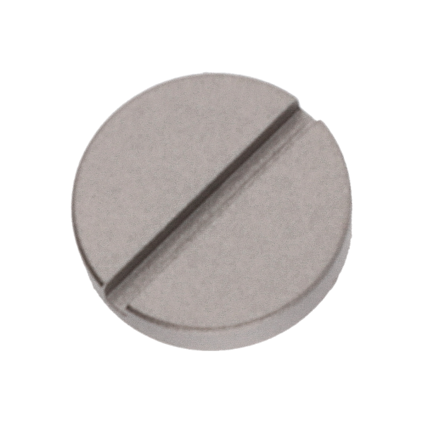 Screw for operating lever, 2 functions (Matt, white, flat, 7750) [901]