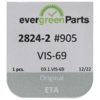 Screw for date jumper maintaining plate (standard, white, round, 2824) [905]