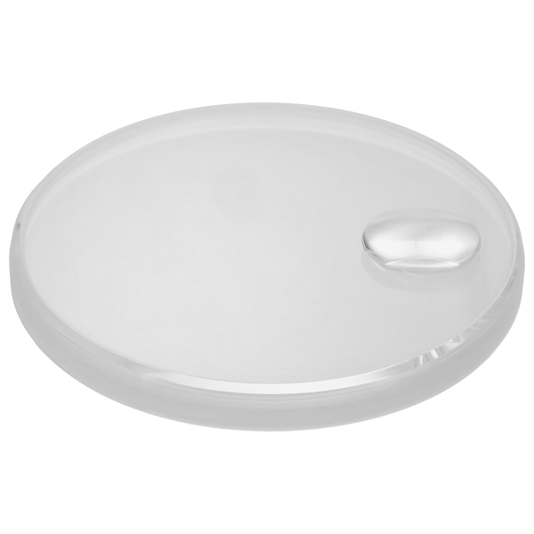 Saphirglas (Ø 30,4 / H=2,0 mm / Dichtung H=2,70 mm) mit Lupe *alternativ*