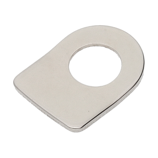 Clamp curved, Length 3,400 mm, thick 0,250 mm